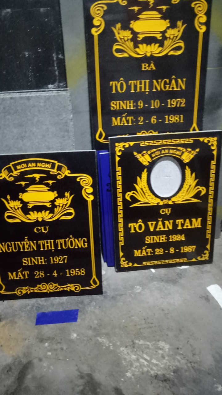 Bảng báo giá bia mộ khắc hoàn thiện