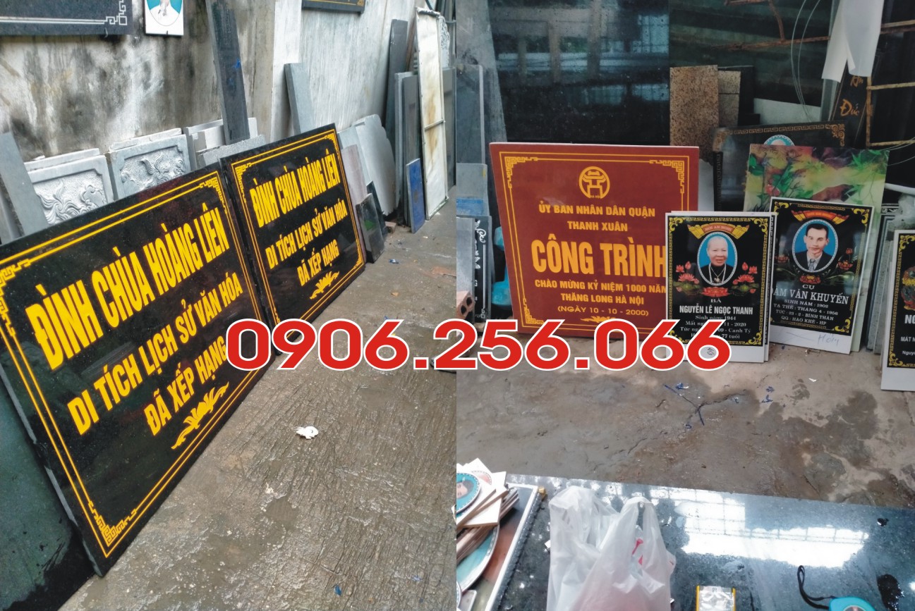 Khắc đá cho đình chùa, nhà thờ họ.