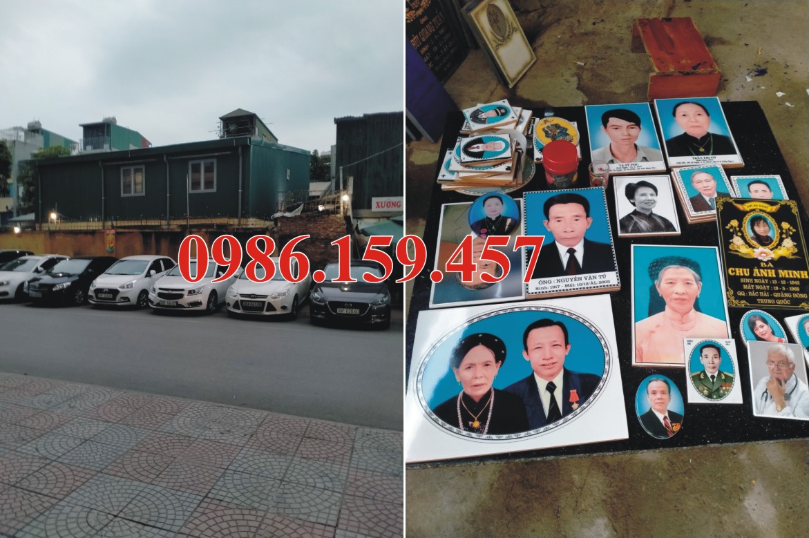 Ảnh bia mộ cao cấp bằng gốm sứ Bình.